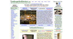 Desktop Screenshot of landscapearchitecture.com